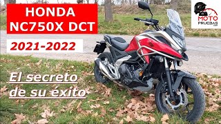 Honda NC750X DCT 20212022 ¡Multifuncional  Prueba opinión y review en español [upl. by Breeze]