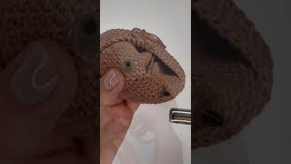 Sicherheitsaugen anbringen  machst du das auch so hakeln häkeln amigurumi crochet diy [upl. by Llehcsreh309]