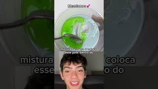 Como fazer Slime caseiro shampoo detergente sal e freezer 👏 [upl. by Richard]