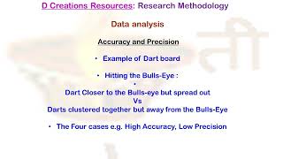 accuracy precision Epi 32 Data Analysis Research Methodology bulls eye D Creations Resources [upl. by Ackerman]