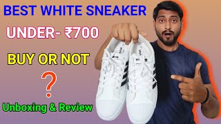 🔥Sparx SD0323 Or SD9039G Sneaker Unboxing amp Review  Best White Sneakers Under 1000 In 2023 [upl. by Sinnod]