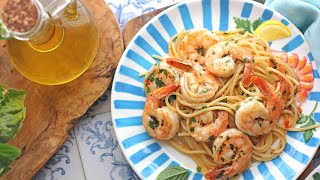 Easy Shrimp Scampi  20 Minute Recipe [upl. by Seely]