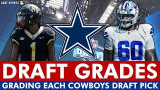 Cowboys Draft Grades All 7 Rounds From 2024 NFL Draft Ft Tyler Guyton Cooper Beebe Justin Rogers [upl. by Ateikan363]