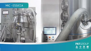 Wet granulation and drying process with MIC and Essicca [upl. by Bourke]