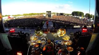 Sven Dirkschneider Drum Cam  Princess Of the Dawn Sweden Rock Festival  Sölvesborg Sweden [upl. by Wilburt]