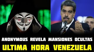 ANONYMOUS FILTRA MANSIÓN OCULTA DEL RÉGIMEN DE NICOLÁS MADURO Y EDMUNDO GONZÁLEZ RESPONDE A CITACIÓN [upl. by Ees]