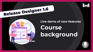 Create awesome course designs with course backgrounds [upl. by Amandi]