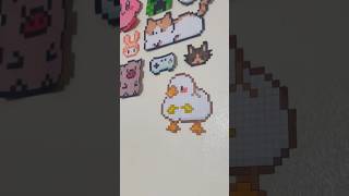 Pixel art ideas 🪿✨ pixelart pixel art cute drawing duck pixelthing [upl. by Swanhildas]