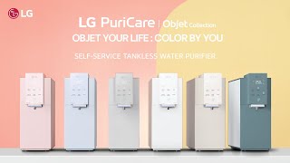 LG PuriCare™ SelfService Tankless Water Purifier Objet Collection  LG [upl. by Hike833]