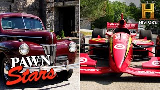 Pawn Stars Do America Sleek 41 Ford Coupe Deluxe amp Ferocious IndyCar S2 [upl. by Ennej]