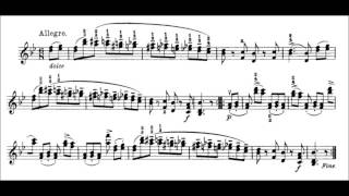 Niccolò Paganini  Caprice for Solo Violin Op 1 No 13 Sheet Music [upl. by Wagstaff263]