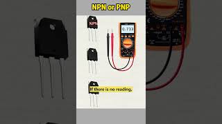 Identifying NPN and PNP Transistors Using a Multimeter howto transistor npn pnp bjt [upl. by Otxilac528]