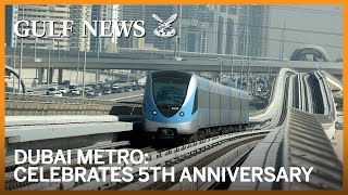 Dubai Metro celebrates 5th anniversary [upl. by Sugna]