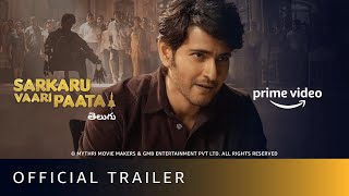 Sarkaru Vaari Paata  Official Trailer  Mahesh Babu Keerthy Suresh  Amazon Prime Video [upl. by Daune]