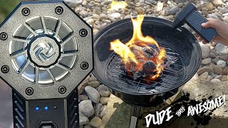 Turbo Powered Jet Fan  Test amp Review [upl. by Dnomse131]