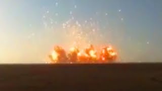 Massive Explosion Shockwave Hits Camera [upl. by Hpseoj]