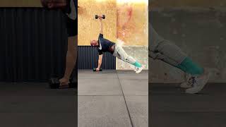 Planche dynamique combinée avec une pompe 🔥 tonytinspire sports musculation fyi [upl. by Hales]