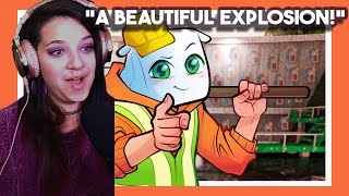 Lauren Reacts A Very Explosive Teardown Video by SMii7Y A Beautiful Explosion [upl. by Hannej]