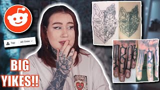 Tattoo Enthusiast Reacts To Fresh VS Healed Tattoos [upl. by Roshelle]