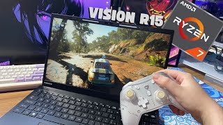 TESTANDO JOGOS NO POSITIVO VISION R15 RYZEN 7 32GB DE RAM [upl. by Eerrahs]