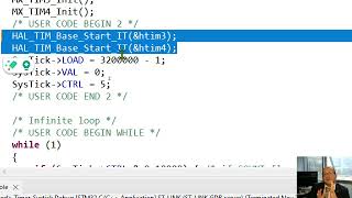 Timers and Systick interrupts and polling with STM32CubeIDE [upl. by Ahteres54]