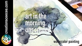 watercolor painting how i got my creative mojo back [upl. by Hterrag]