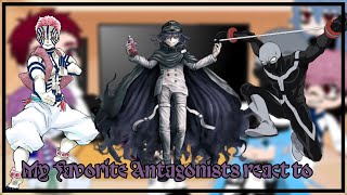 My favorite antagonists react to each other 13 Kokichi Akaza Twice [upl. by Ogu]