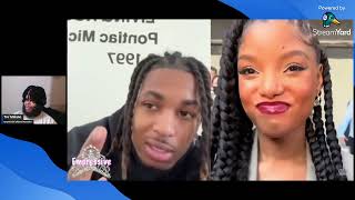 Halle Bailey and DDG BREAKUP Empressive Reaction [upl. by Edny]