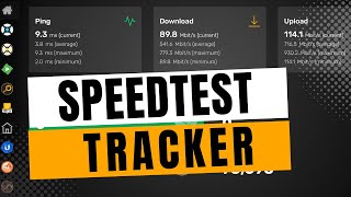 Track your internet speed with SpeedtestTracker [upl. by Llevra]