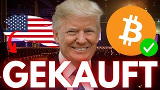 Breaking TRUMP KAUFT MASSIV BITCOIN CNBC Bestätigt✅ [upl. by Unhsiv]