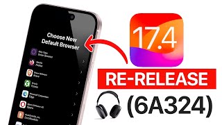 iOS 174 Beta RERelease amp AirPods Max 6A324 Update [upl. by Fillender]