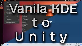 KDE with Ubuntu Unity Flavor [upl. by Trinity]