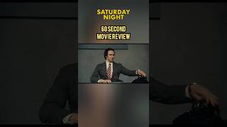 Saturday Night 60 Second Movie Review movie movierating movierating saturdaynight oscars sony [upl. by Asiluy]