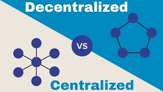 Centralized vs Decentralized  centralized system  decentralized decentralized blockchain [upl. by Grube]