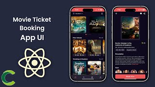 Movie Ticket Booking App UI in React Native  BookMyShow Clone React Native [upl. by Nissensohn641]