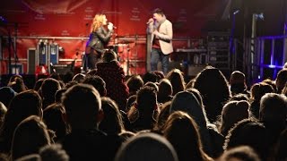 Cwmbran Shopping Christmas Lights Highlights 2015 Starring Sam Bailey X Factor Winner [upl. by Nilecoj201]