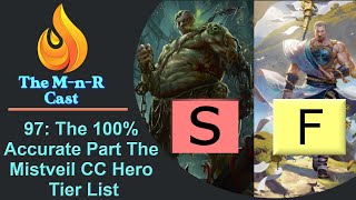 The MnR Cast The 100 Accurate Part The Mistveil CC Hero Tier List [upl. by Marka]