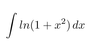 Integral of ln1x2 by parts [upl. by Adley]