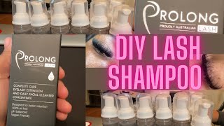 DIY Lash Wash  Lash Shappoo  Prolong Concentrate [upl. by Toddie]