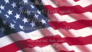 Team America  America Fck Yeah Lyrics [upl. by Gnilhsa373]