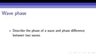 Wave phase and phase difference [upl. by Amadus]