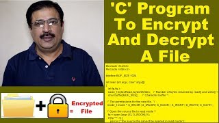 C Program to Encrypt and Decrypt A File [upl. by Yvel]