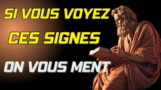 Les signes qui montrent que quelquun vous ment PHILOSOPHIE STOÏCIENNE [upl. by Leahcimluap]