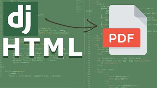 Django Render HTML to PDF  Introduction [upl. by Eichman]