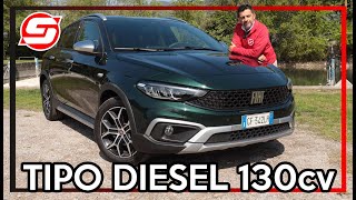 FIAT TIPO CROSS  la rivincita del DIESEL  TEST DRIVE [upl. by Ecadnac]