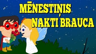 Mēnestiņis nakti brauca  Bērnu dziesmas  Latvian Folk Songs  Латышские детские песни [upl. by Hgieloj300]