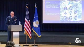 Colonel David Hanson gives annual State of the Bases Address [upl. by Dobbins]