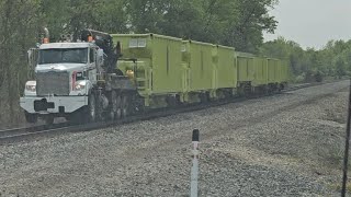 Amtrak Hi Rail semi Marshall MI [upl. by Gladine]