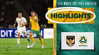 Indonesia v Australia  Highlights  FIFA World Cup 2026 Third Round Qualifier [upl. by Eimmak]