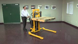 Southworth Straddle Pallet Stacker One Minute Video [upl. by Adiam]